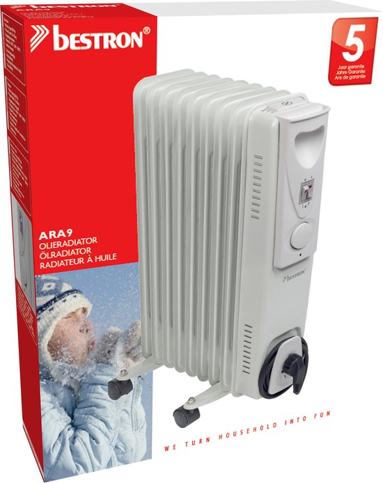 Radiateur bain d'huile 2000W 9 élements - WARMTECH