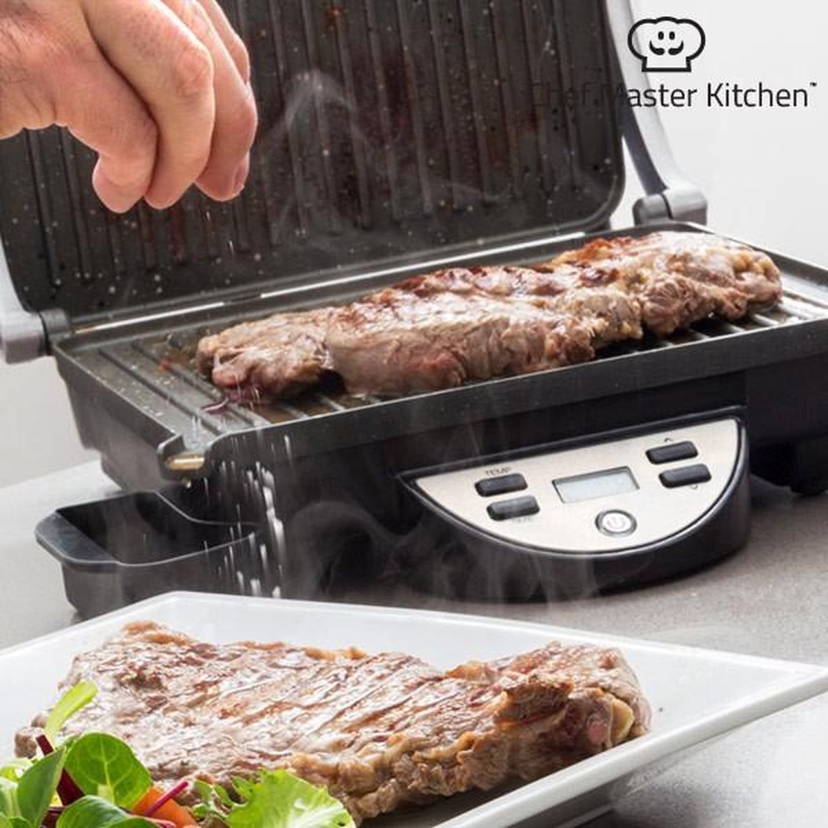 chef master kitchen panini grill