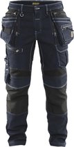 Blaklader Werkbroek denim stretch X1900 1990-1141 - Marineblauw/Zwart - D84