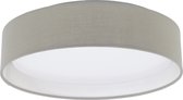 EGLO Pasteri - Plafondlamp - LED - Ø32 cm - Wit - Taupe