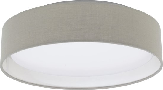 EGLO Pasteri - Plafondlamp - LED - Ø32 cm - Wit - Taupe
