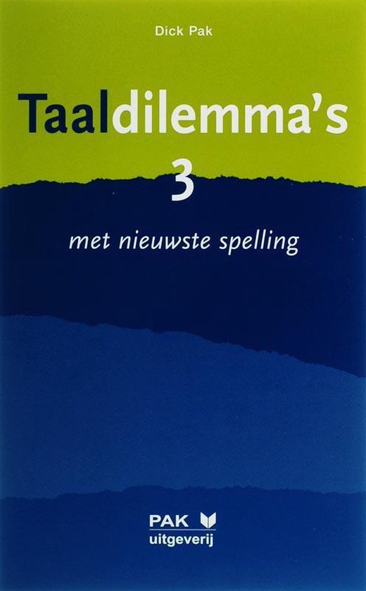 Taaldilemma's / 3 Met nieuwste spelling - cover