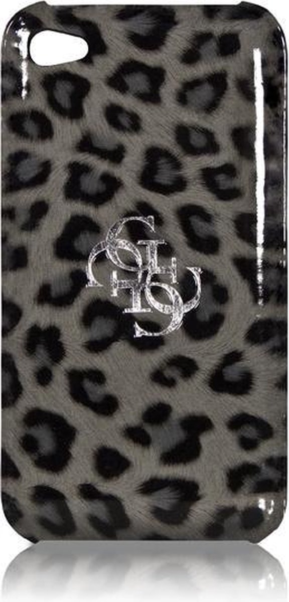iPhone 4S/4 hoesje - Guess - Luipaard - Kunstleer