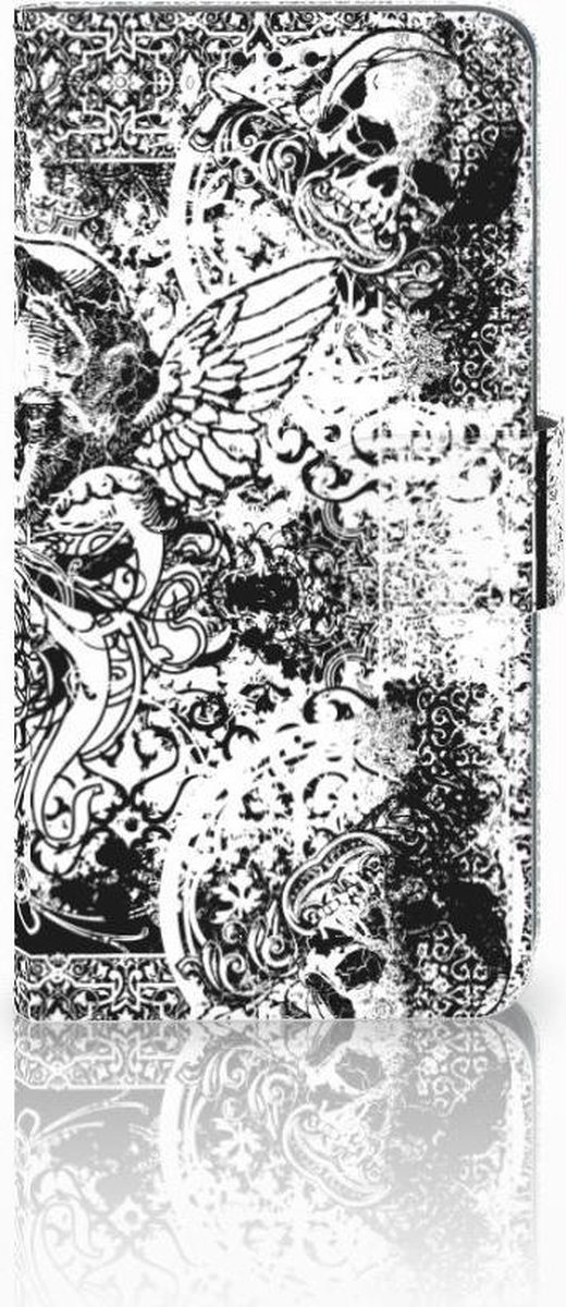 Telefoonhoesje met Naam Samsung Galaxy S10 Skulls Angel