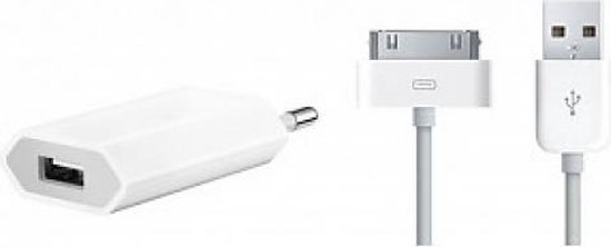 Oplader / Thuislader Voor Apple iPhone 4 / 4S / iPad 1 / 2 / 3 en iPod USB  Lader en... | bol.com