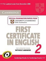 Cambridge First Certificate in English 2 Without Answers