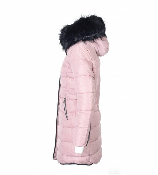 Navahoo lichte dames gewatteerde jas korte overgangsjas oversized met vleermuis mouwen Luftzauber 14 XS-XXL, Taupe grijs, XL