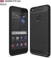 Huawei P10 Lite case back / silicone TPU Amor zwart