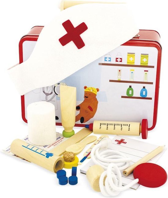 Bestel de Little Dutch houten doktersset voor uren speelplezier en leerzame avonturen