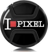 Kaiser Lens Cap Snap-On Style I Love Pixel 52mm