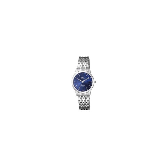 Q&Q Horloge - Zilverkleurig (kleur kast) - Zilverkleurig bandje - 40 mm