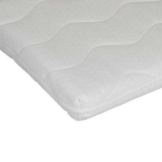Surmatelas - Topper 210x210 - Mousse mémoire NASA - Tencel - 12 cm d'épaisseur