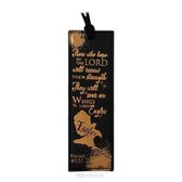 Boekenlegger - Lux Leather Bookmark Wings like eagles