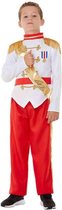 Smiffys Kinder Kostuum -Kids tm 9 jaar- Deluxe Prince Charming Wit/Rood