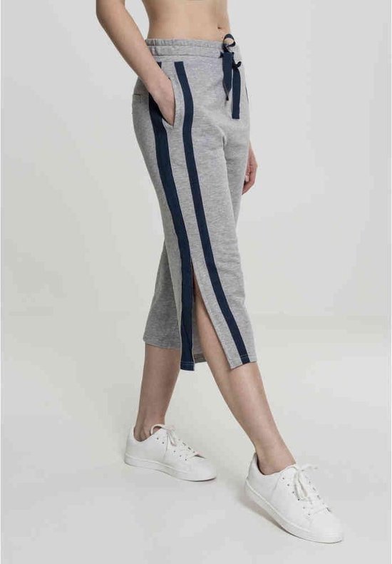 Ladies Taped Terry Culotte grey/navy