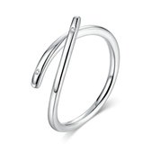 Sterling zilveren ring Modern