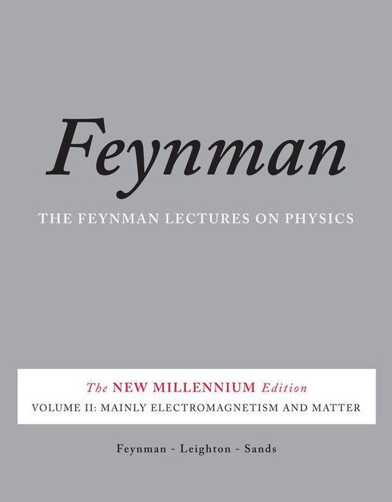 The Feynman Lectures on Physics, Vol. II - cover