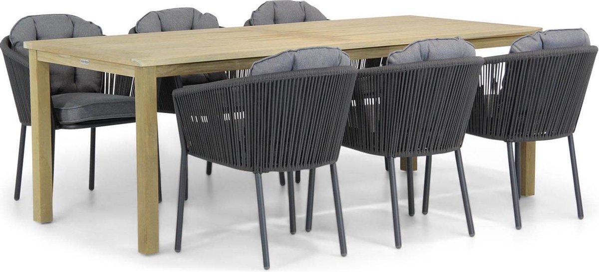 Santika Novita/Weston 210 cm dining tuinset 7-delig
