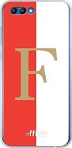 6F hoesje - geschikt voor Honor 10 -  Transparant TPU Case - Feyenoord - F #ffffff