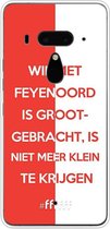 6F hoesje - geschikt voor HTC U12+ -  Transparant TPU Case - Feyenoord - Grootgebracht #ffffff
