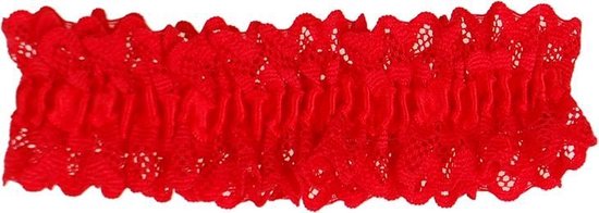 Kousenband rood met kant | bol.com
