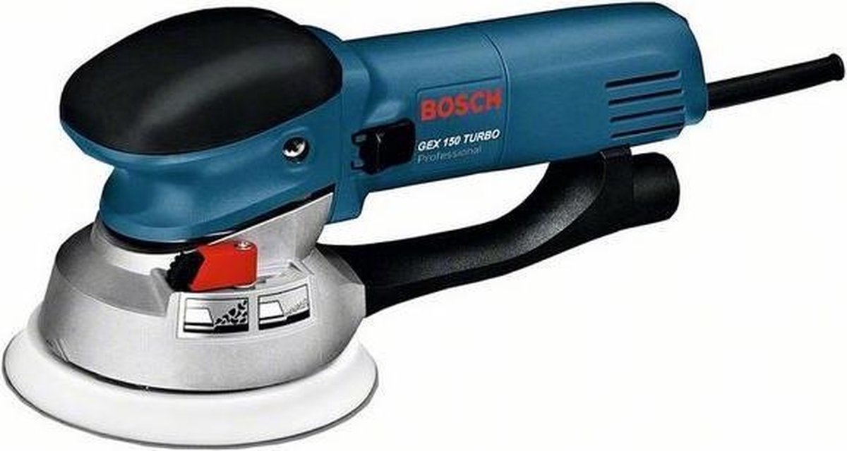 Van handboeien mooi Bosch Professional GEX 150 Turbo Excentrische schuurmachine - 600 Watt -  150 mm... | bol.com