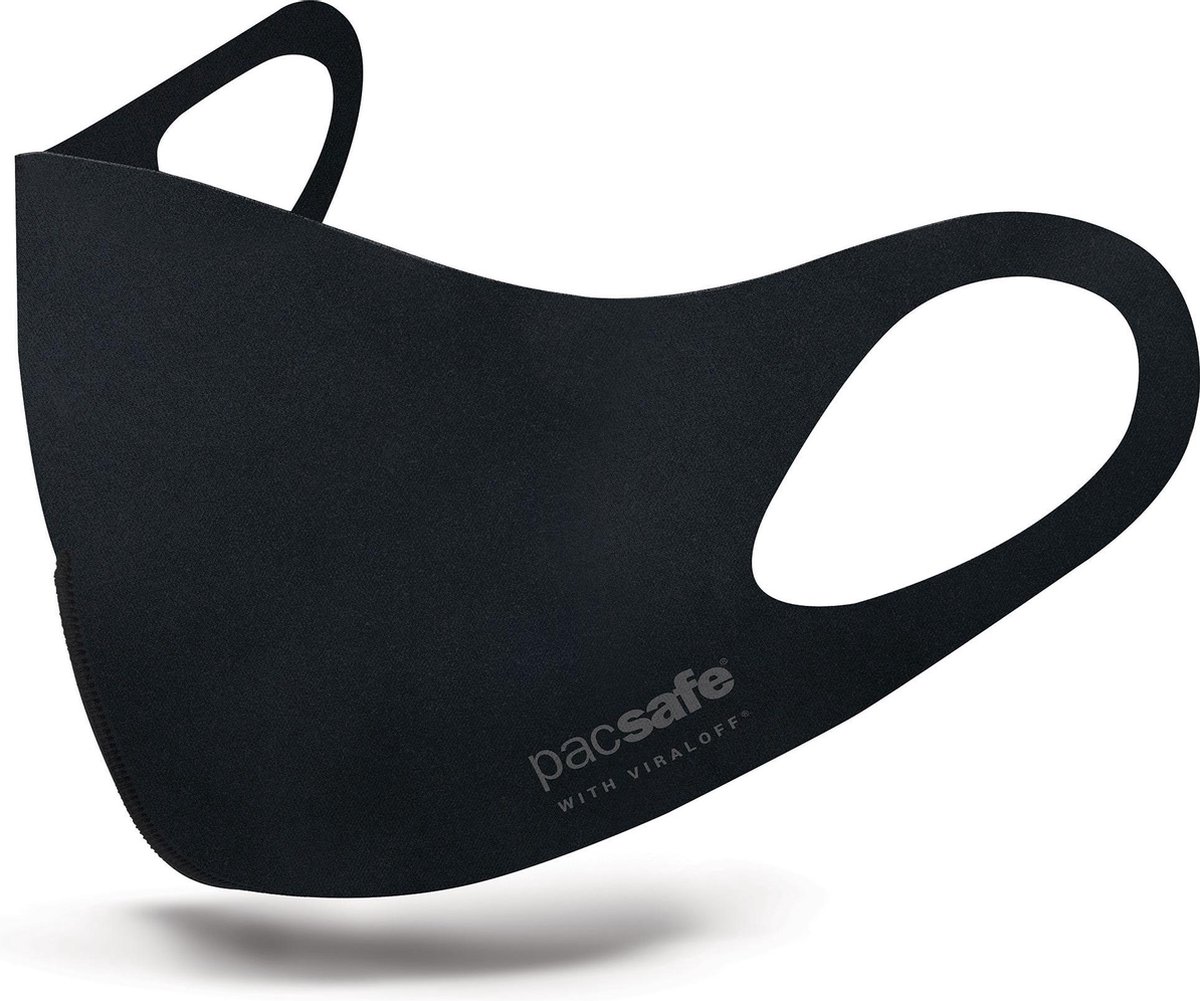 Pacsafe Viraloff Face Mask Mondkapje Zwart