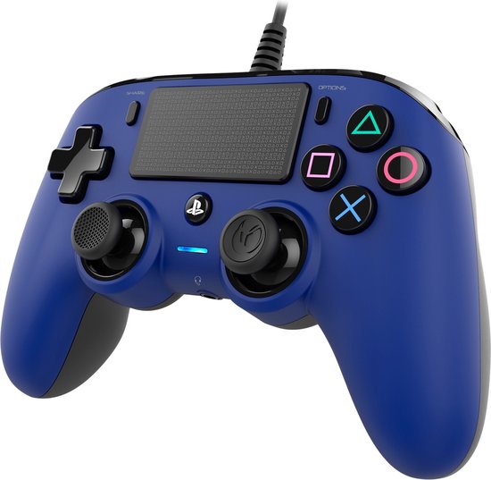 Nacon Compact Official Licensed Bedrade Controller - PS4 - Blauw