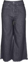 Urban Classics Flared jeans -XS- Denim Culotte black Spijkerbroek Zwart