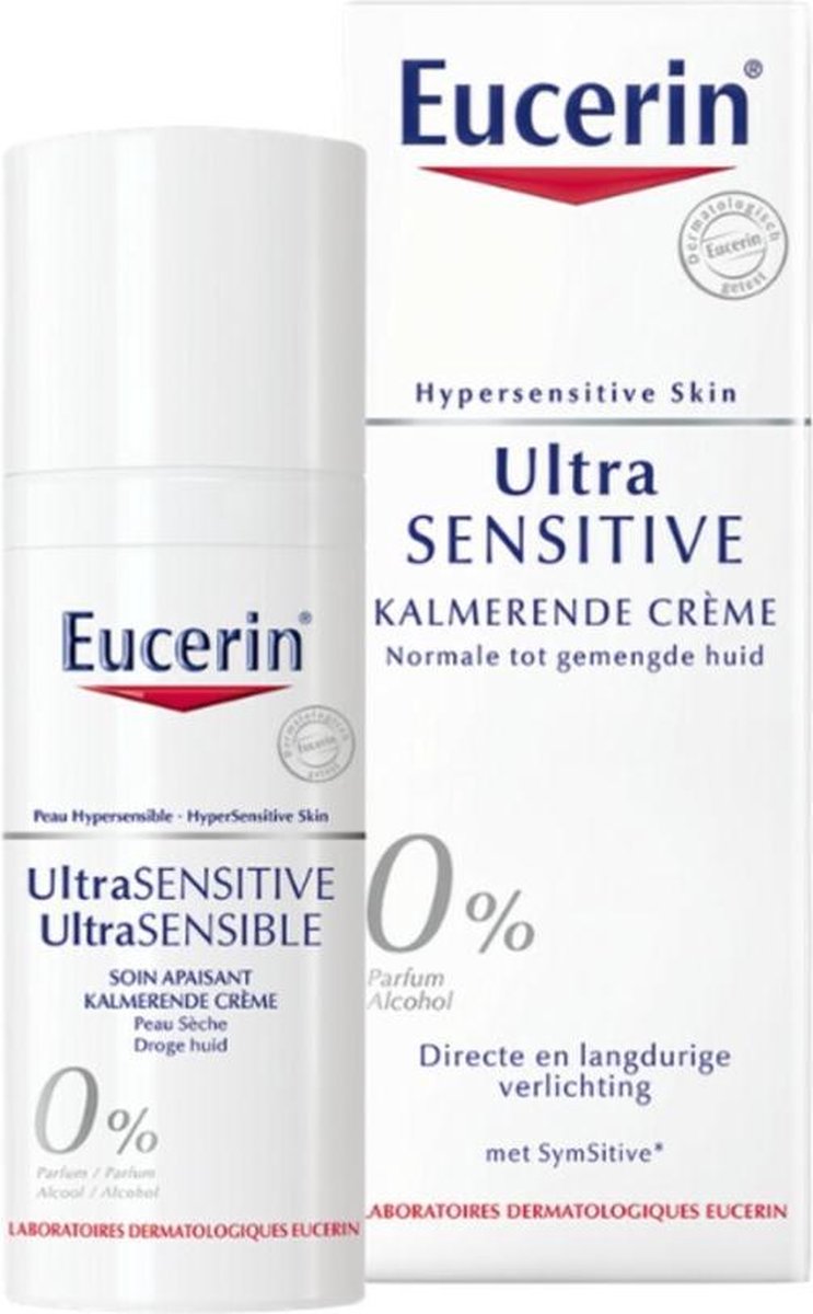 Sympton lelijk Leegte Eucerin Ultra Sensitive Lichte textuur Dagcrème - 50 ml | bol.com