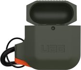 Urban Armor Gear Apple AirPods Hoesje Siliconen Groen/Oranje