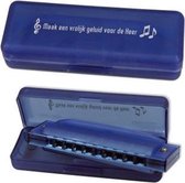 Mondharmonica blauw