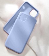 Xssive Soft Feel Case - TPU Silicone - Back Cover voor Apple iPhone 12 Mini - Blauw