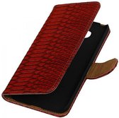 Mobieletelefoonhoesje.nl - Slang Bookstyle Hoesje voor Huawei P8 Lite Rood