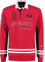 La Martina ® Polo sweatshirt St. Moritz, rood