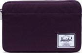 Herschel Anchor Laptophoes 12" inch - Blackberry Wine | Macbook - Sleeve / Case / Hoes - Fleece Voering - Verstevigd Exterieur - Licht - Compact   - Bordeaux