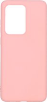 iMoshion Hoesje Geschikt voor Samsung Galaxy S20 Ultra Hoesje Siliconen - iMoshion Color Backcover - Roze