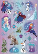 W&o Stickervel Frozen Junior 21 X 30 Cm Papier Paars 2 Stuks