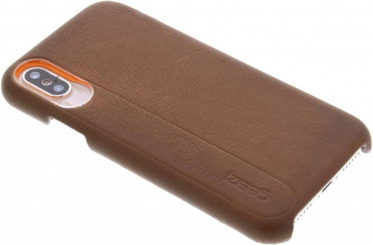 Gear4 Knightsbridge iPhone X XS leather hoesje - Tan Case
