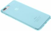 Softcase Backcover iPhone 8 Plus / 7 Plus hoesje - Turquoise