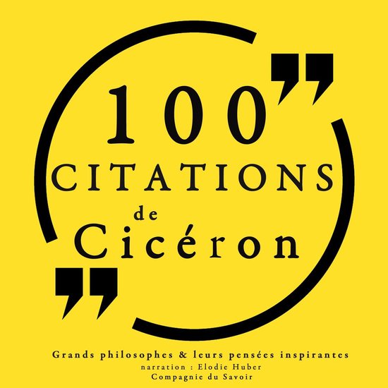 100 citations de Cicéron - cover