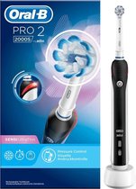 Oral-B Pro 2 2000S Sensi Ultrathin - Elektrische tandenborstel - Zwart