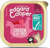 19x Edgard & Cooper Vers Kittenvoer Kip - Forel 85 gr
