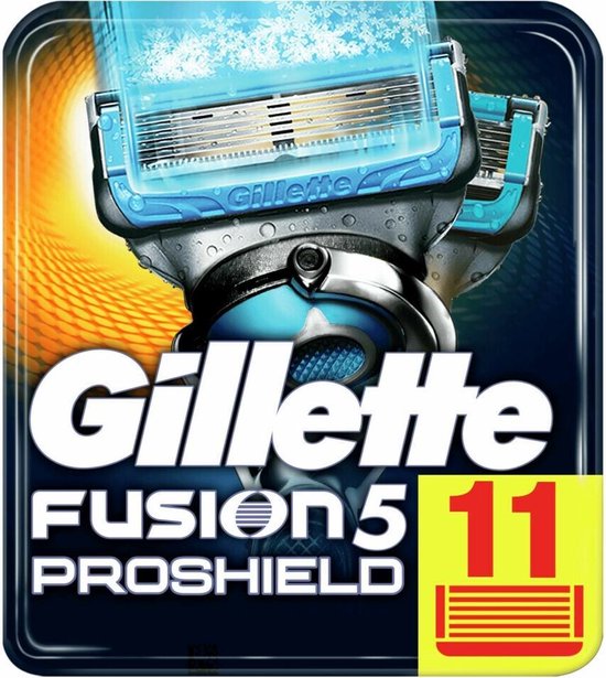 Gillette Fusion 5 Proshield Chill Scheermesjes Mannen - 11 stuks - Gillette