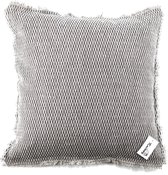 Kussen grijs - sierkussen stof - 45x45cm - Kolony - grey