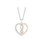 Favs Dames ketting 925 sterling zilver, 925 sterling zilver 31 Zirconia One Size 87163521