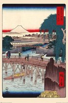 Pyramid Hiroshige Ichikoku Bridge In the Eastern Capital  Poster - 61x91,5cm
