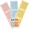 Afbeelding van het spelletje Bingo spel accessoires set nummers 1-75/150x bingokaarten/4x bingostiften - Voor 4 personen - Bingospel - Bingo spellen - Bingo spelen