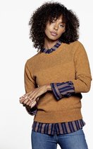 Loop.a life Duurzame Trui Weekend Sweater driekwart Dames - Honing - Maat S