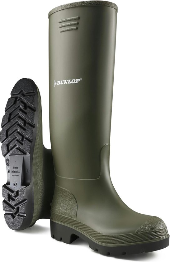 Dunlop Imperméable 380VP Non Sécurité Wellington Boots-Vert